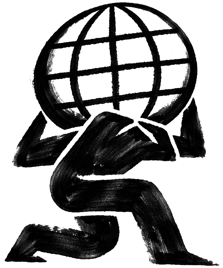 Atlas — figure carrying globe